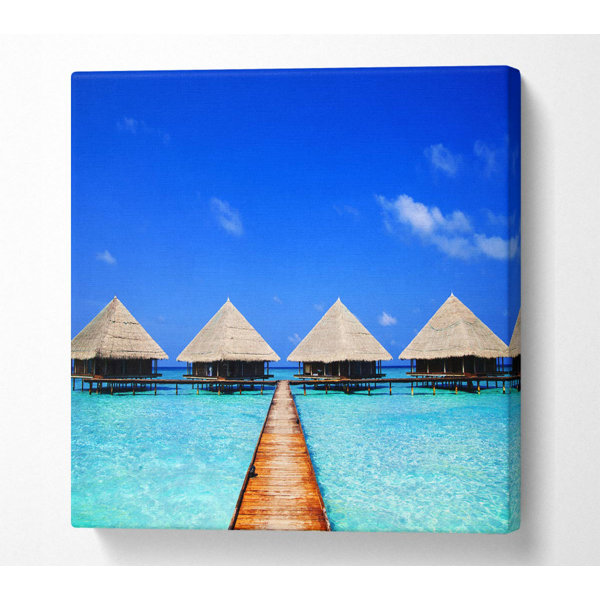 LARGE CANVAS CLUTCH LOVERS RETREAT main image 1